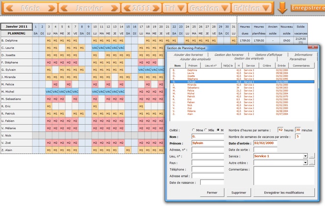 Planning-Pratique : aperu