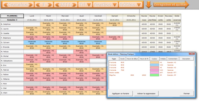 Planning-Pratique : aperu